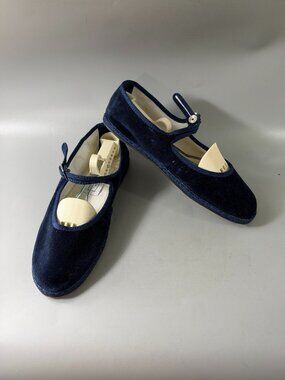 Drogheria Crivellini Mary Jane Royal Velvet, Size 8